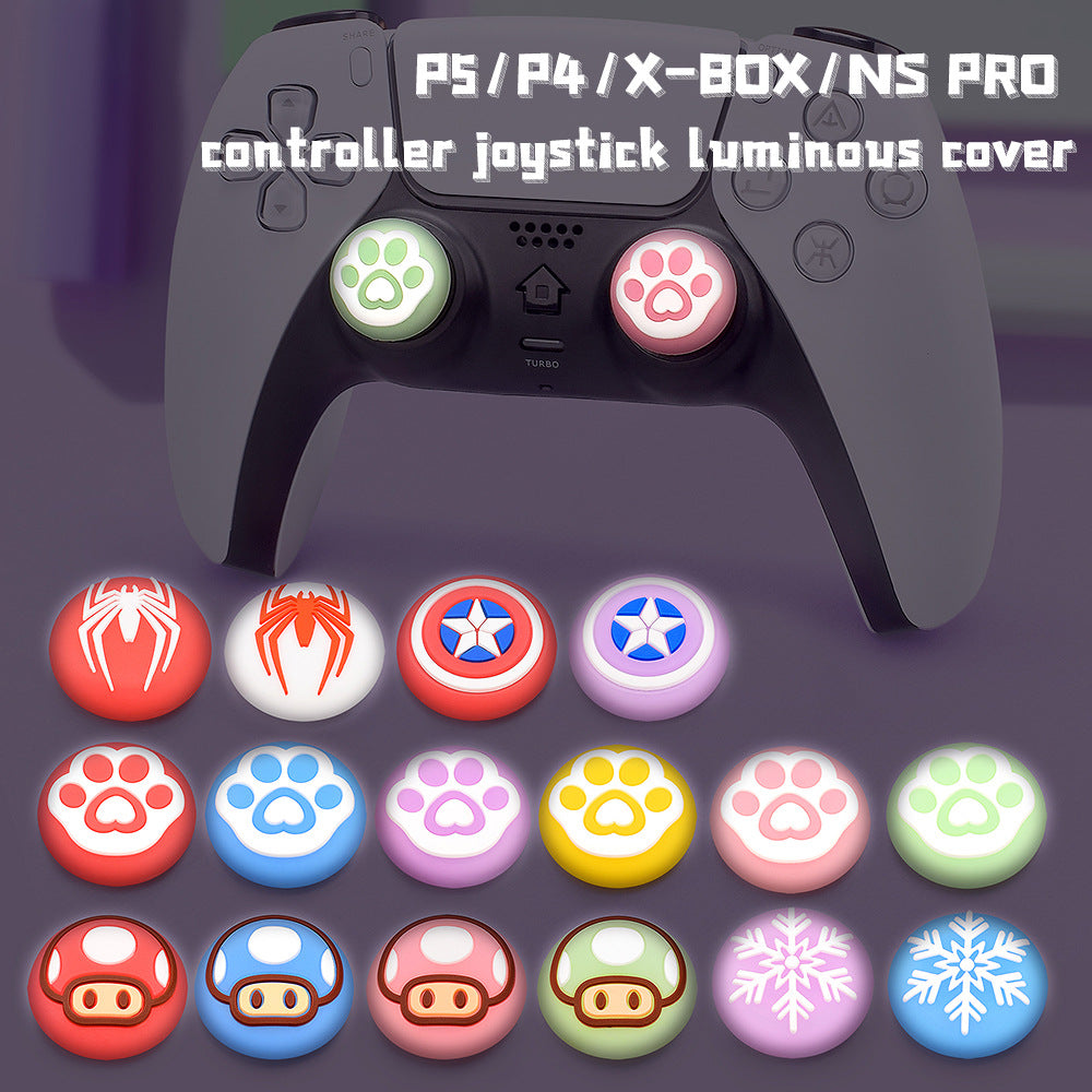 Suitable for PS5/PS4/XBOX series handle luminous protective cap PS5 handle rocker cap, luminous cap
