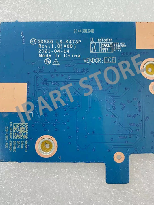 (Shipping fee not include)适用于Dell  Alienware X15 R1 R2 键盘连接小板 LS-K473P 0PH6NC