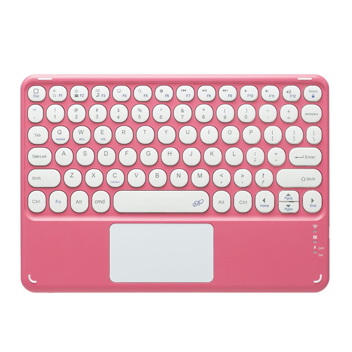 Samsung ipad keyboard phone iPhone tablet round key bluetooth keyboard protective Accessories