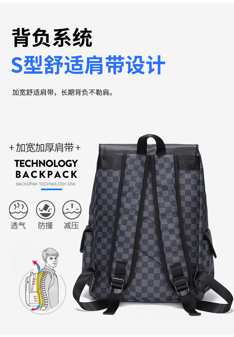 laptop bag Backpack men's backpack retro travel bag Luxury fashion  all-in-one large capacity original computer bag 电脑包