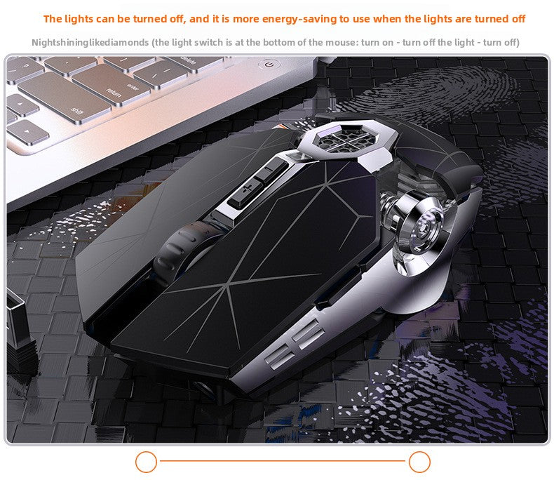 Silver Condor A7 Rechargeable Wireless Mouse Mute Computer Accessories Home Office Games