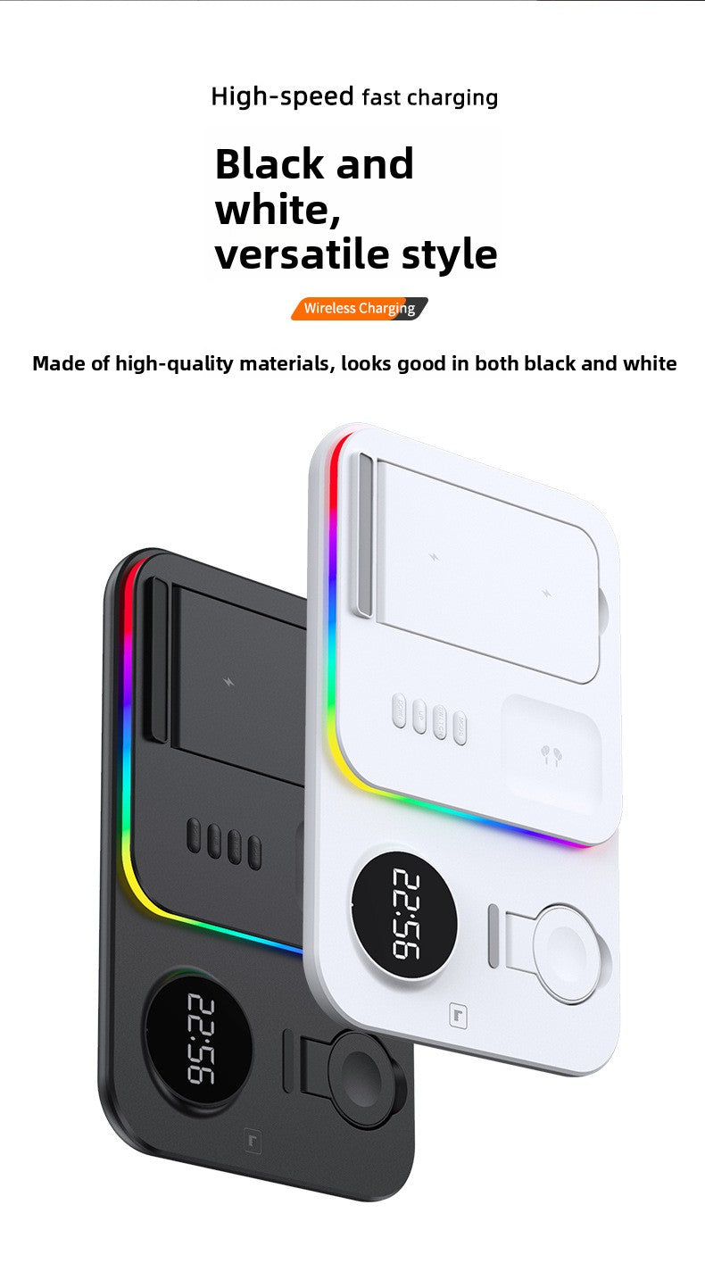 3-in-1 wireless charger, clock wireless charging 30W multi-function magnetic wireless charging