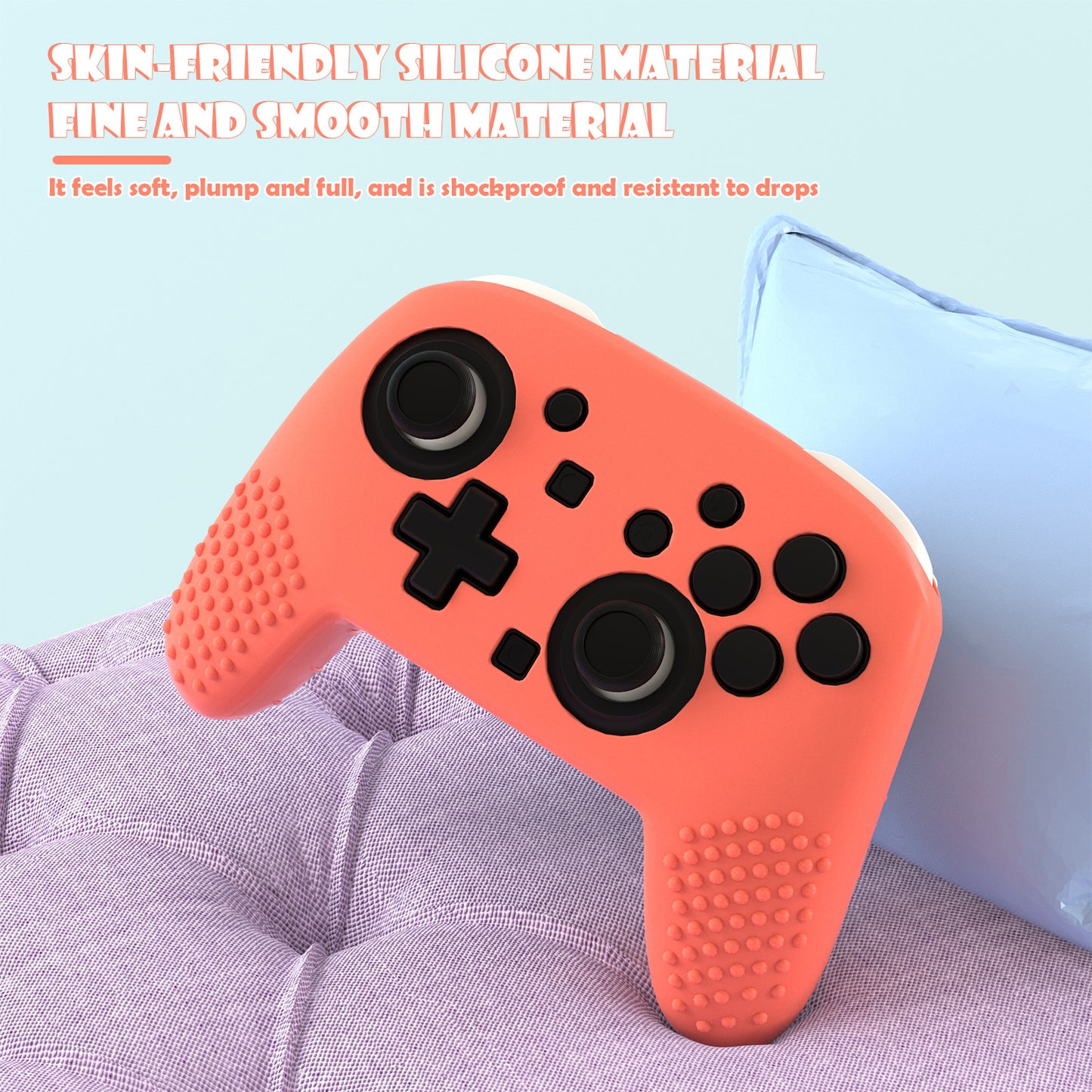 Switch 2 Pro handle silicone cover Suitable for Nintendo switch 2 handle protective cover Spray feel oil