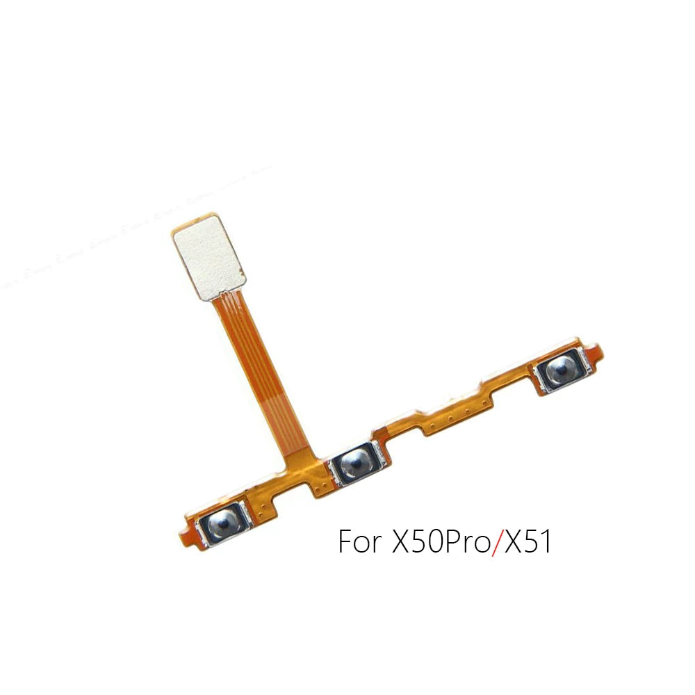 For Vivo X50 X50Lite X50Pro X60Pro X70 X80Pro Power cable Switch on volume flex of ribbon