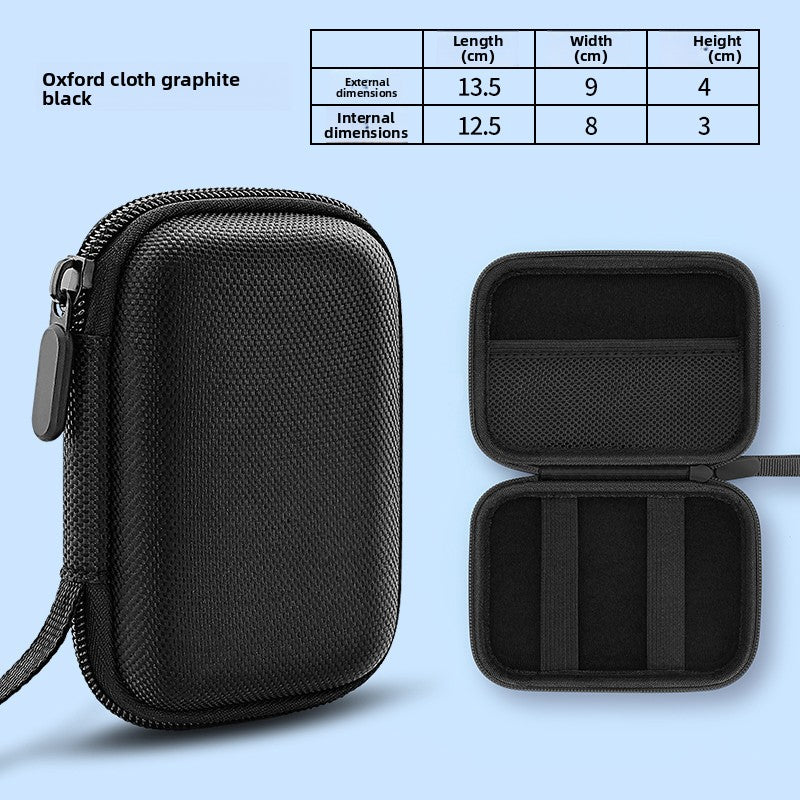 OLYSON CCD Camera Bag Small Camera Case Card Storage Box Digital Camera for Sony Canon ixus Fuji Nikon Samsung Panasonic Hard Case Drop-proof Waterproof Portable Bag Digital camera accessories