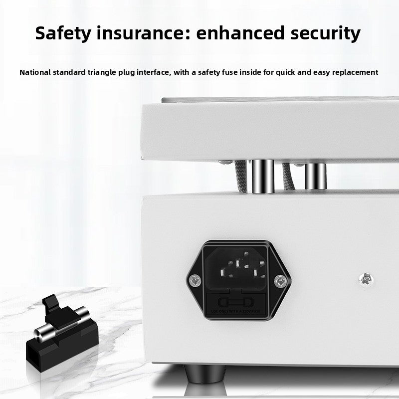 Digital display automatic preheating table heater platform mobile phone maintenance electric heating constant temperature plate led lamp bead dismantling and welding adjustable temperature Repair tools