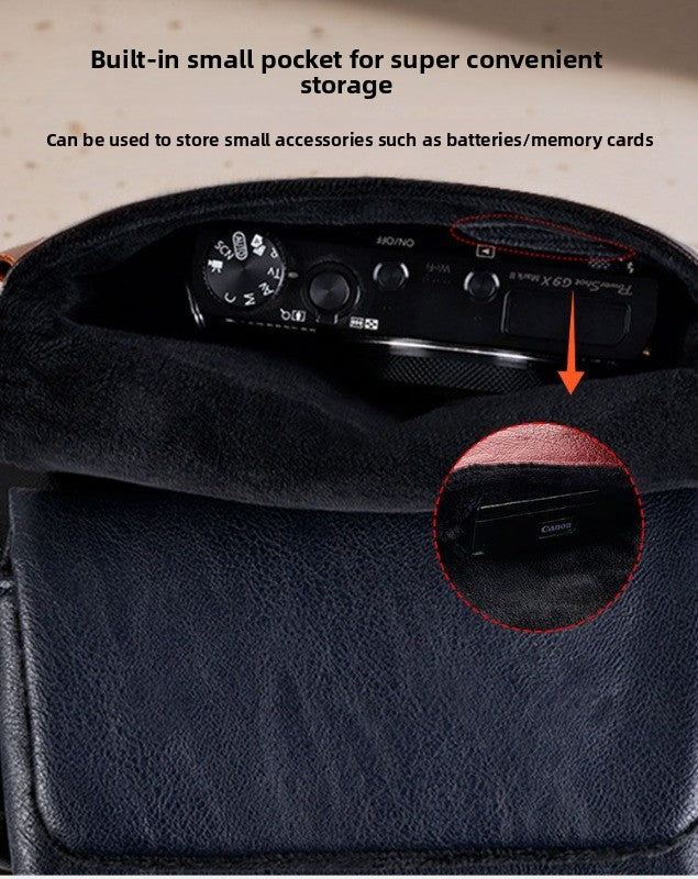 Lightweight Camera Bag Suitable for Canon Ricoh GR4 gr3 Sony Black Card RX100 Series Panasonic Digital Handbag Digital camera accessories