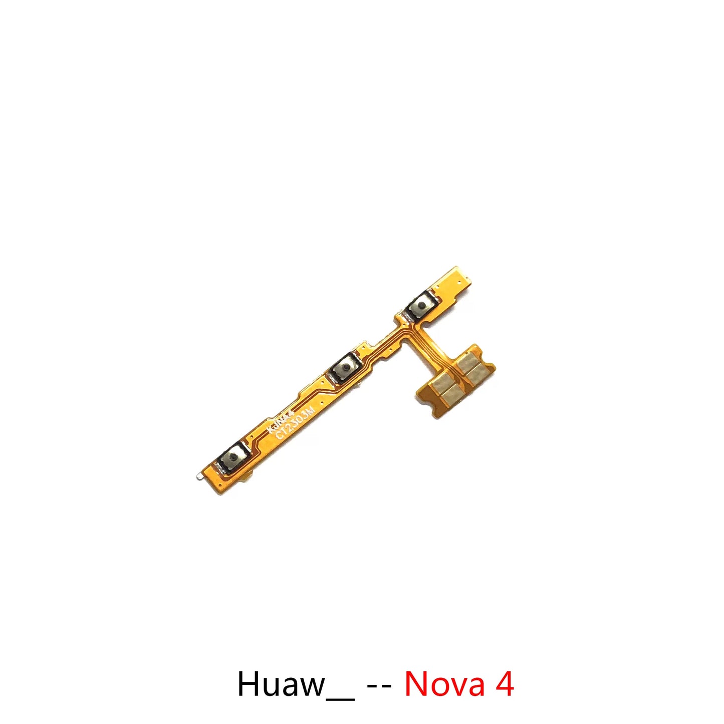For Huawei Nova 2 3 4 2Lite 2Plus 3E 4E Power cable Switch on of ribbon volume flex