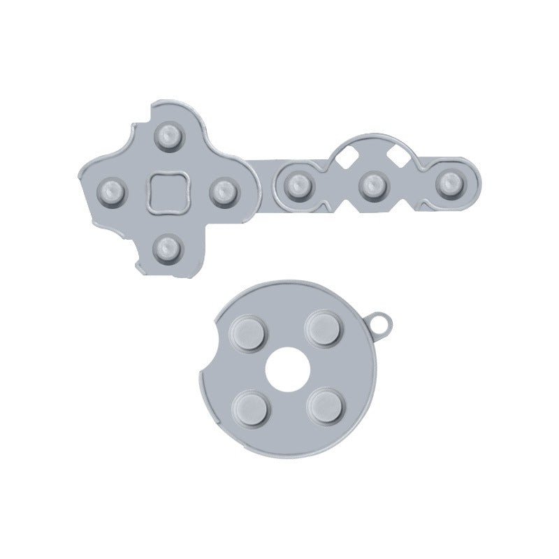 Gamepad conductive glue ps4 handle silicone buttons, suitable for 360 white conductive buttons silicone wholesale
