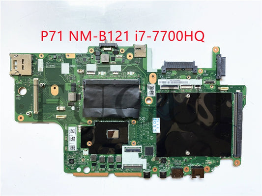 (Shipping fee not include)Lenovo/  motherboard system board P71 NM-B121 i7-7700HQ