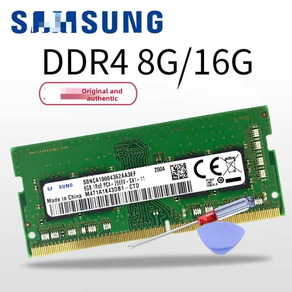 Genuine RAM  for  Laptop Samsung DDR4 4th Generation GEN4 4G 8G 16G 32G 2133 2400 2666 3200 Notebook Memory