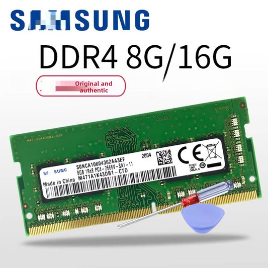 Genuine RAM  for  Laptop Samsung DDR4 4th Generation GEN4 4G 8G 16G 32G 2133 2400 2666 3200 Notebook Memory
