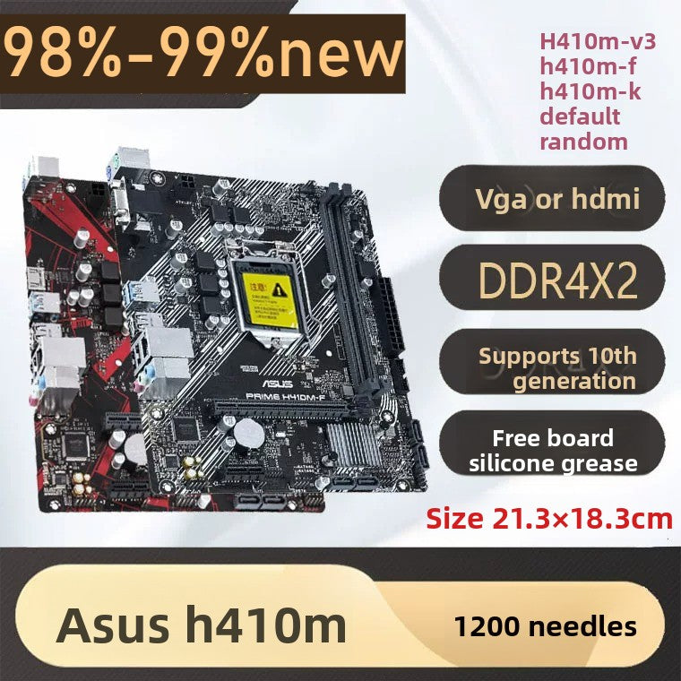 GAMING Computer ASUS H410M-F b460m plus h510 b560 z490 10th 11th generation 1200pins main board b460m Gigabyte H410m MSI b560m H510m Asus z490 z490 B560M GAMING TUF ASUS B460m plus wifi hdmi vga M.2 10th/11th motherboard