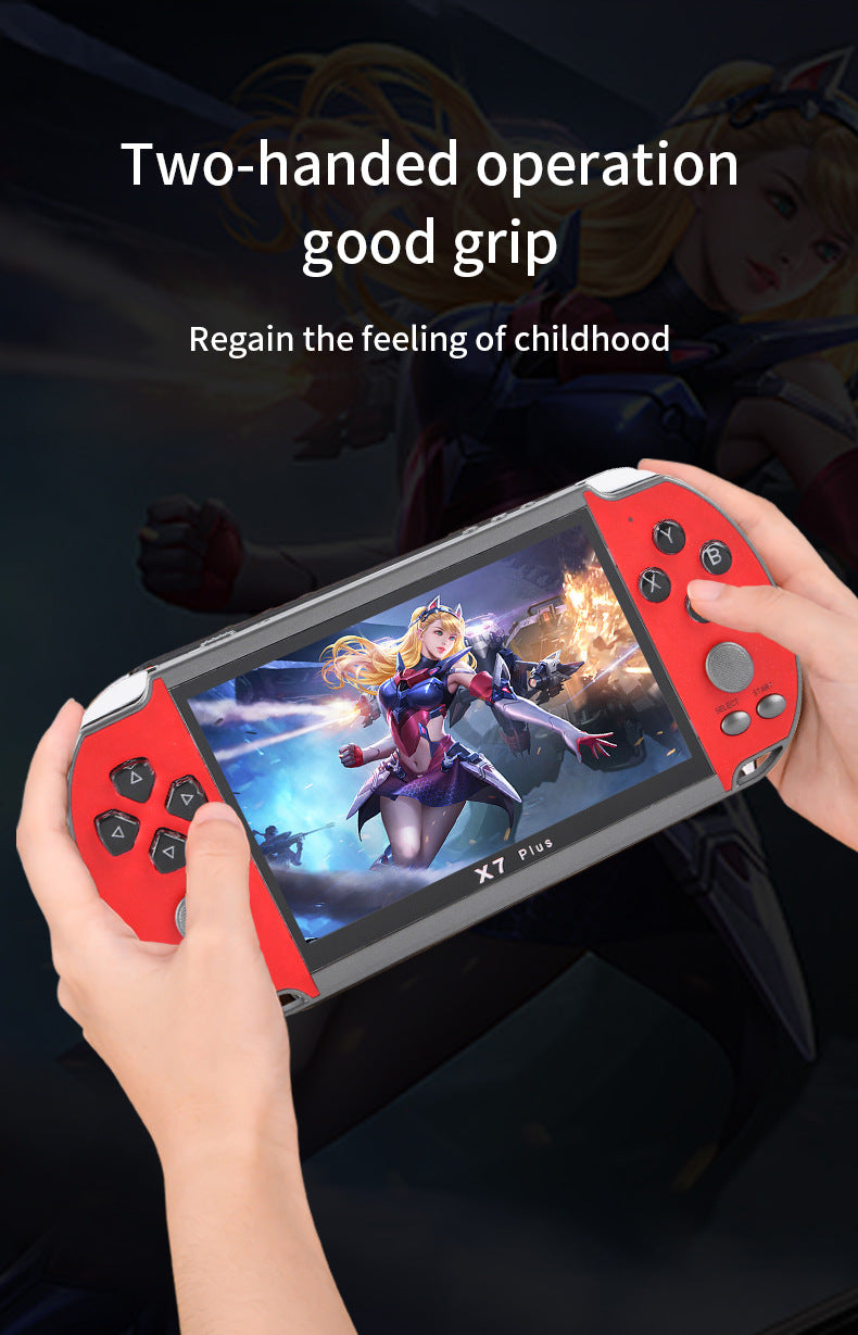 5.1" nch x7 plus HD 15000 games Dual Joystick Handheld Game Player console Nostalgic 128-bit retro game console
