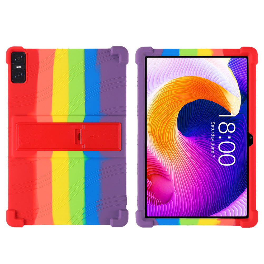 For HEADWOLF HPad 5 protective case 10.51 inch soft silicone drop protective cover with bracket. Protecting case