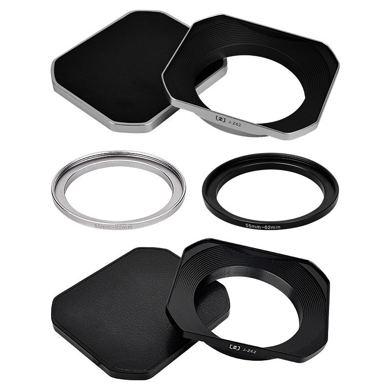 Square hood for Sigma 18-50/56 f1.4 Fuji 15-45/16 -50 lens 52/55/62 mm digital camera accessories
