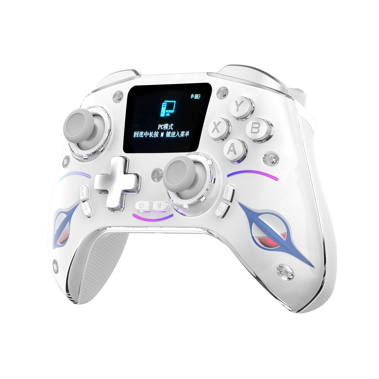 Gamepad for Nintendo Switch PS4 IOS PC Controller Hall joystick with LCD screen