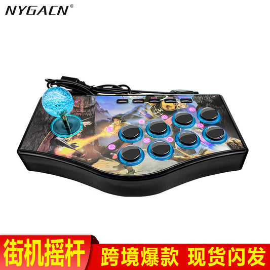 P2 Computer TV Projector Game Console Joystick P3 Android Phone Joystick, Wired King of Fighters Arcade Joystick