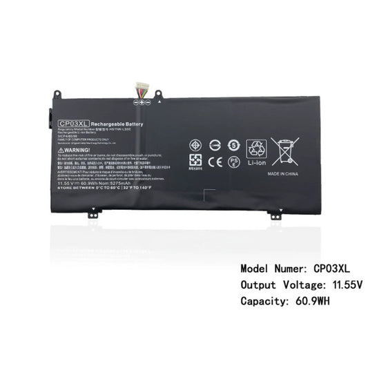 (Shipping fee not include)forfor惠普 HP Spectre X360 HSTNN-LB8E TPN-Q195  battery CP03XL