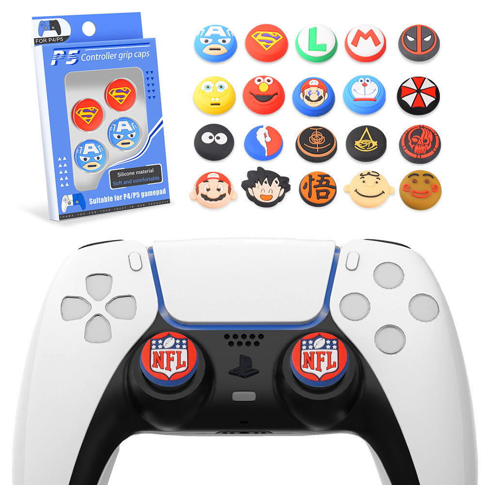 PS5 joystick cap PS4 gamepad button cap for XBOXONE handle silicone cap joystick case