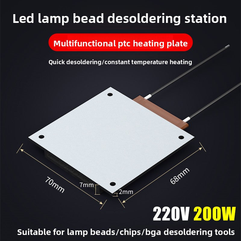 LED lamp bead dismantling and welding table BGA chip repair constant temperature heating table SMD light strip heating plate preheating table Repair tools