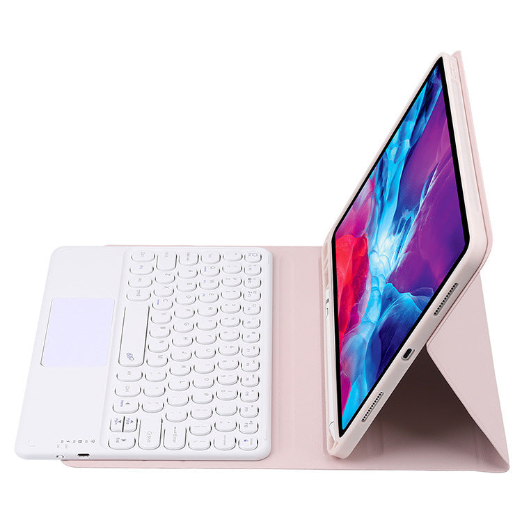 Applicable iPad10th generation 10.9 Bluetooth keyboard Air4 protective case 10.2 touch keyboard pro11 pen slot leather case protective Accessories