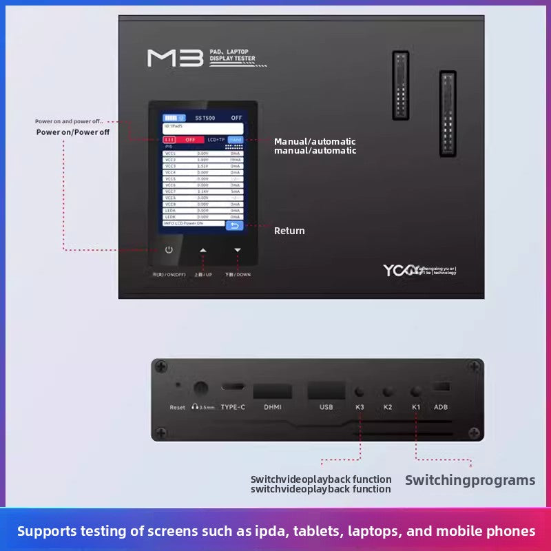 For Apple Huawei OPPO iPad Notebook Mac Flat Screen LCD Test Rack Phone Tablet PC Laptop Repair tools