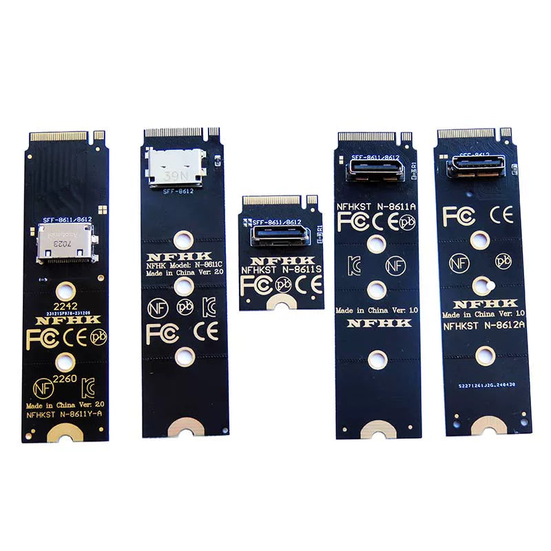 NVMe M.2 interface to Oculink SFF-8611 SFF-8612 adapter Repair Tools