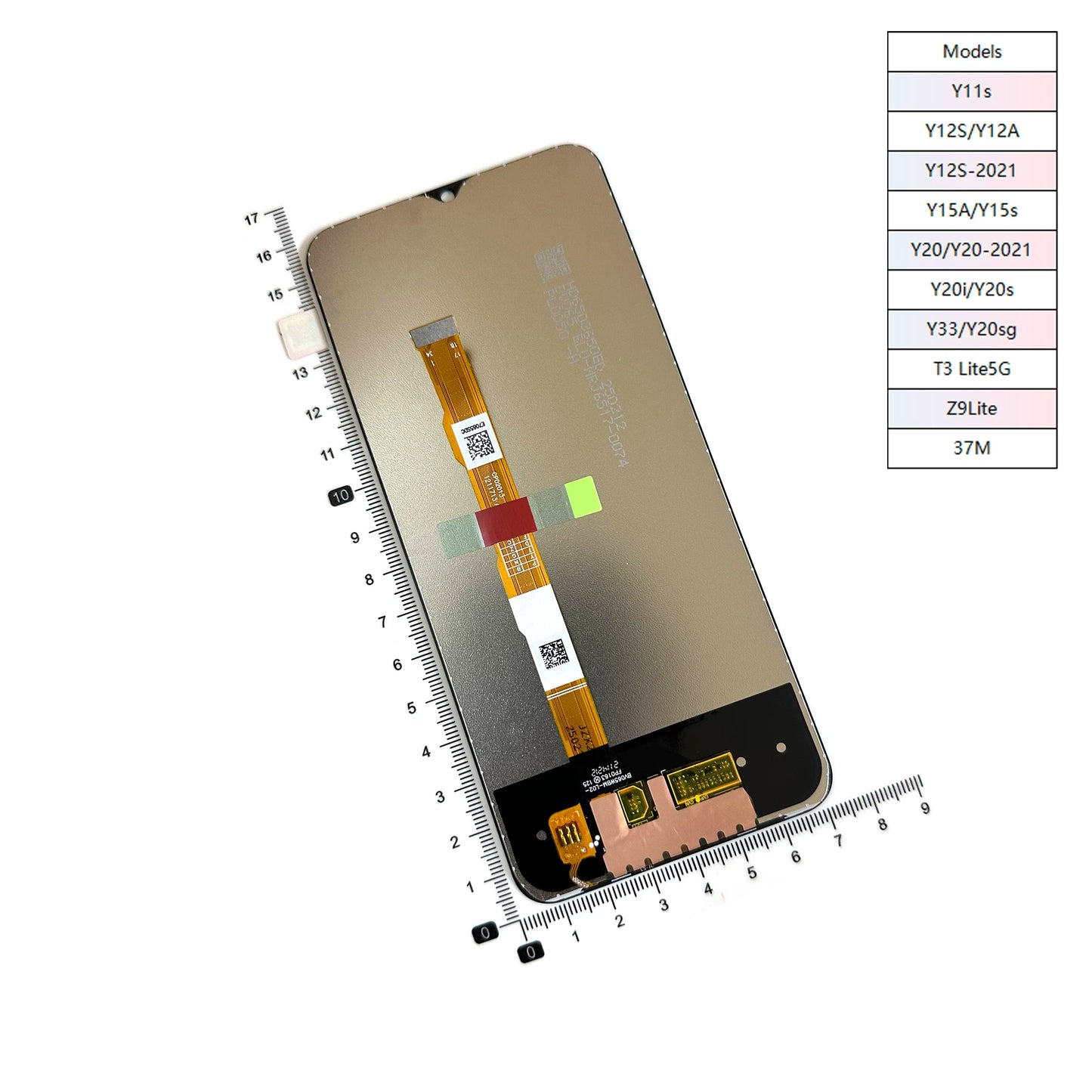 LCD Touch screen assembly for Vivo Y20 Y20s Y33 Y15A Y15s Y11s Y12S Y12A