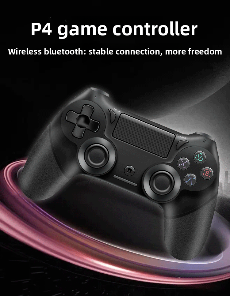 P4 wireless Bluetooth gamepad features six-axis lights that do not disconnect, are compatible with P5, and support Android P3