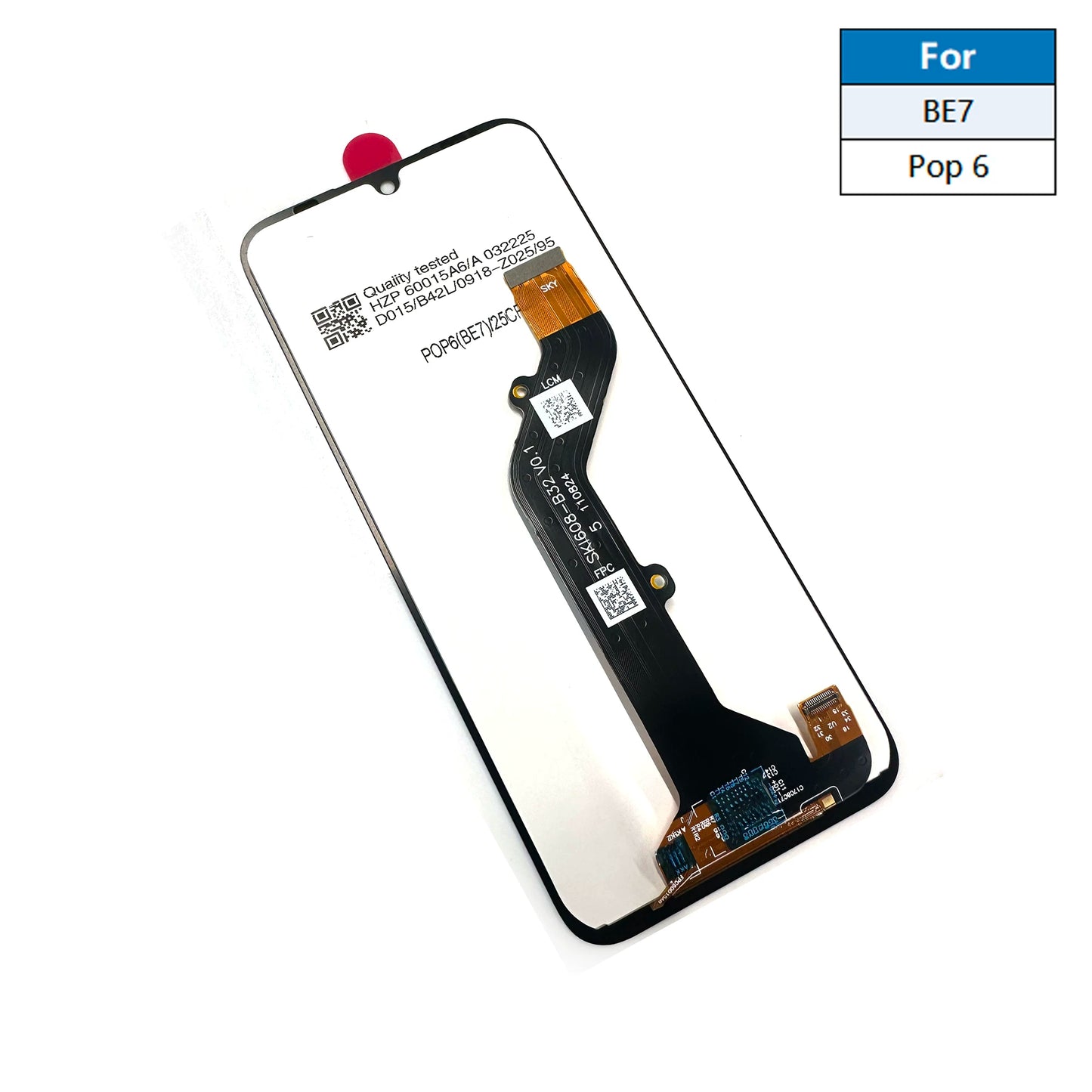 LCD Touch screen assembly for Tecno A50C A06 BA2 BE7 LA7 LB7 P17 A27 B1