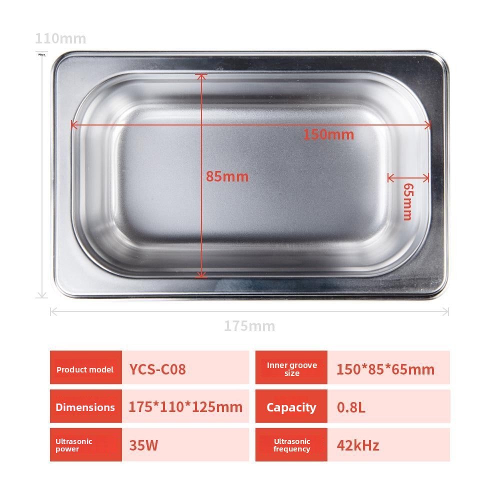 Ultrasonic cleaning machine tools Ultrasonic cleaning machine is convenient and reliable Ultrasonic cleaning Laptop Phone repair tools