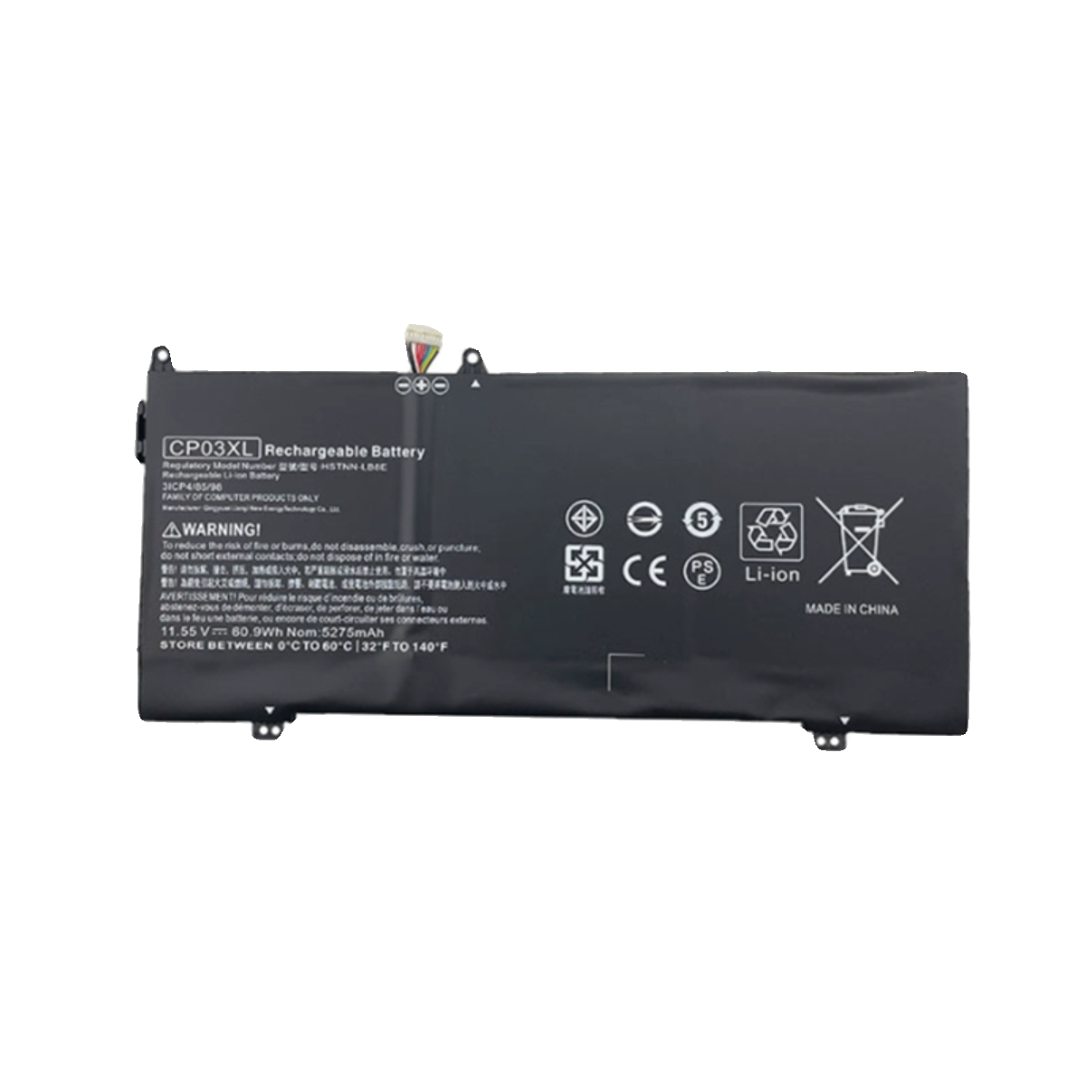 (Shipping fee not include)forfor惠普 HP Spectre X360 HSTNN-LB8E TPN-Q195  battery CP03XL