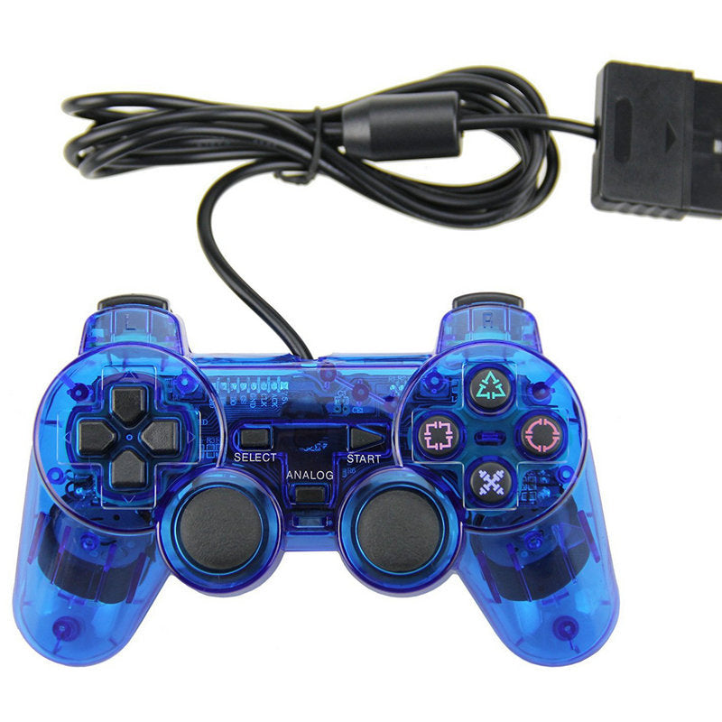 P2 wired gamepad USB connection computer with vibration function transparent spot wholesale pc