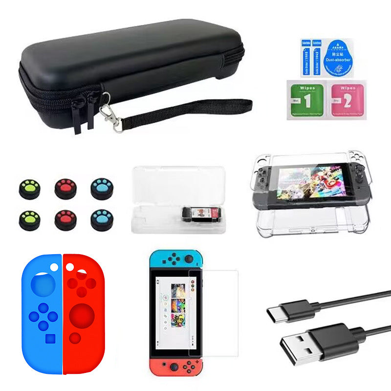 Suitable for Nintendo switch storage bag set switch OLED seat charger steering wheel game merchandise