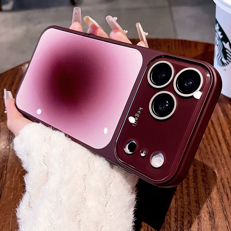 Gradually change the halo to become larger in seconds for iPhone 17promax mobile phone case The new iPhone16 seconds becomes 17pro large window Dopamine with lens film Women's protective case Phone accessories