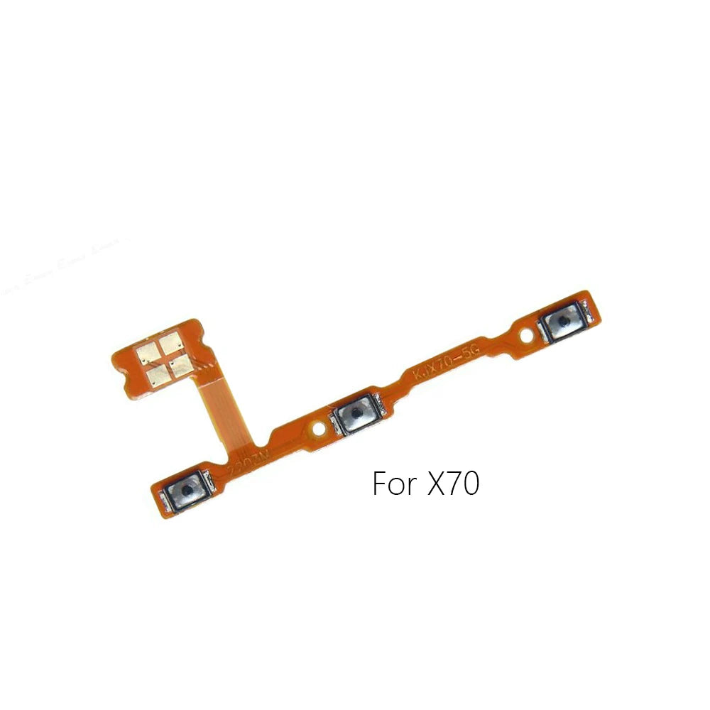 For Vivo X50 X50Lite X50Pro X60Pro X70 X80Pro Power cable Switch on volume flex of ribbon