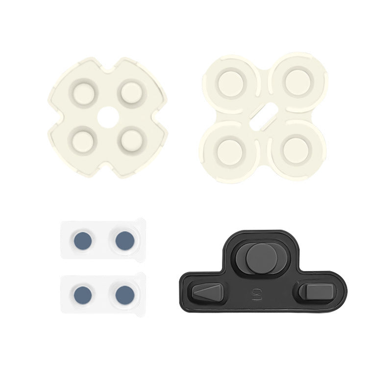 Gamepad conductive glue ps4 handle silicone buttons, suitable for 360 white conductive buttons silicone wholesale
