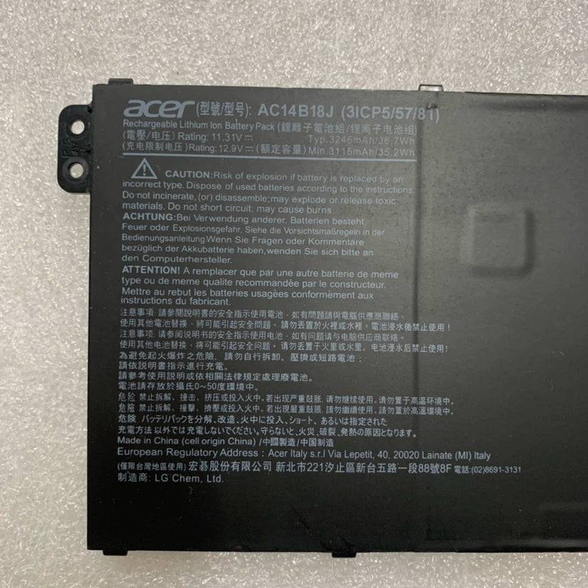 Original Acer Aspire E11 B115 AC14B13J AC14B18J Laptop Battery