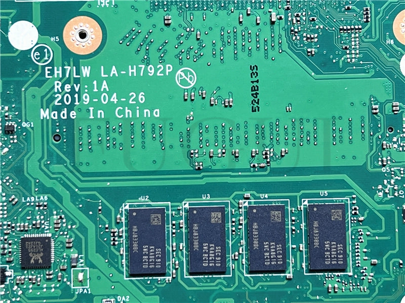 (Shipping fee not include)Acer Acer  motherboard system board A315-54 SRFFX NBHEF11002 i5-8265U LA-H792P