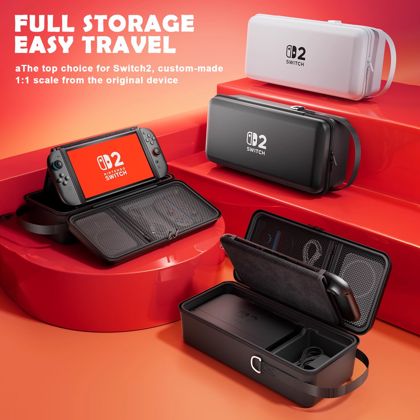 Suitable for Nintendo Switch 2 generation storage bag switch 2 medium host base charger storage box