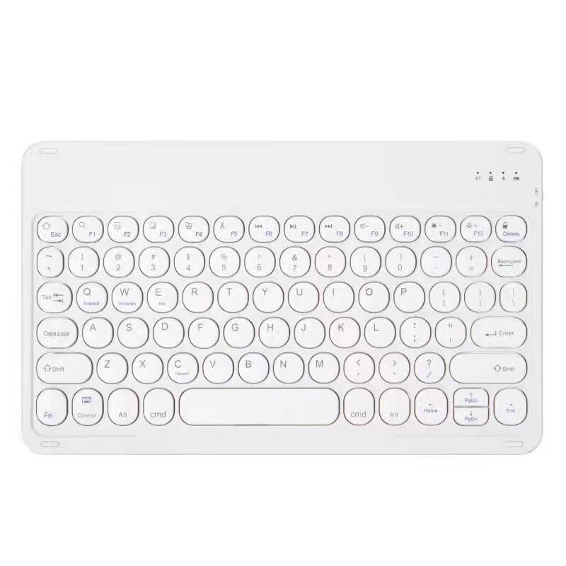 For iPad Tablet Keyboard 10 Inch Round Cap Color Touchpad Touch Bluetooth Keyboard Round Keycap Huawei Keyboard protective Accessories