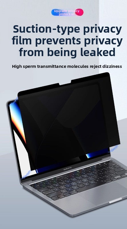 Magnetic anti-privacy film Removable protective film For MacBook Air Pro 11 "12" 13 "14" 15 "16" Neo A3404 A3426 A3427 A3428 A3429 A3449 A3448 A3434 A3403 A3186 A3402 A3401 A3112 A3185 A3114 A3241 A3113 A3240 Laptop accessories