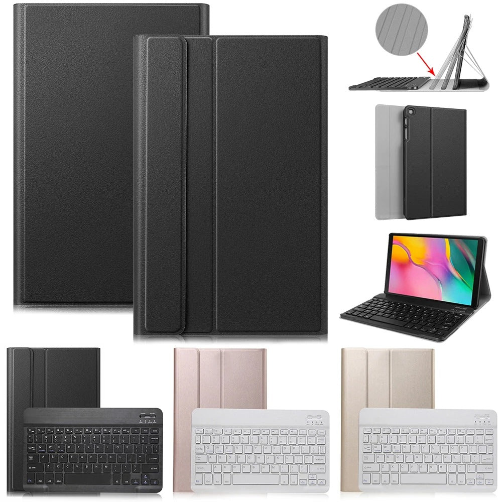 For Samsung Tablet Tab A 8.0 T290 Bluetooth Keyboard Leather Case T295 Detachable Keyboard Case Protective Accessories