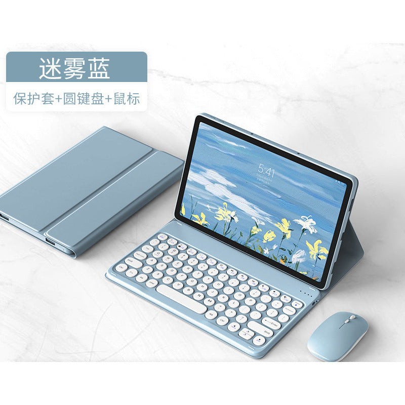 For Redmi Pad SE 11 2023 Bluetooth Keyboard Leather Case Redmi 10.6 Round Cap Xiaomi 6Pro 11 "protective Accessories