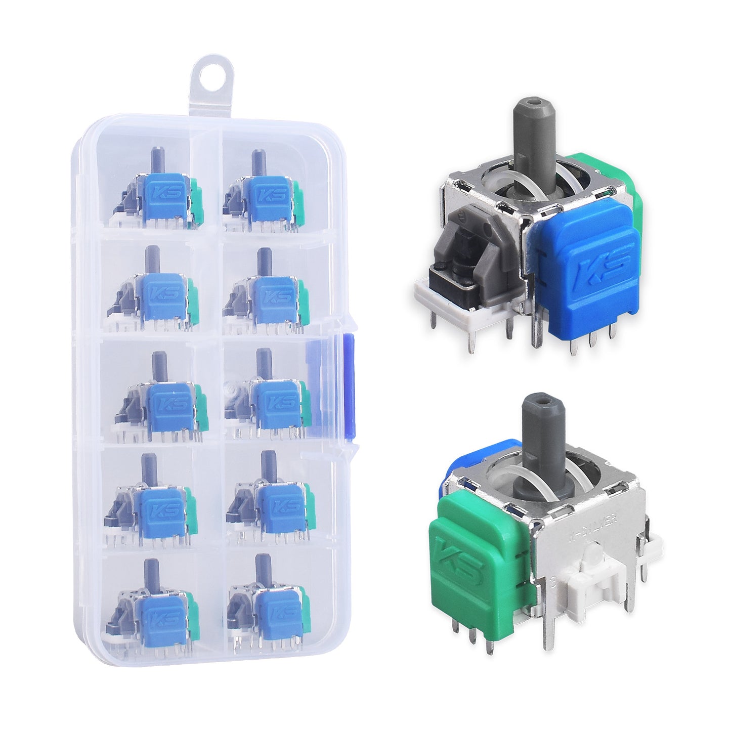 PS5 TMR Hall joystick for XBOX PS4 Switch TMR electromagnetic reluctance 3D joystick 10 packs