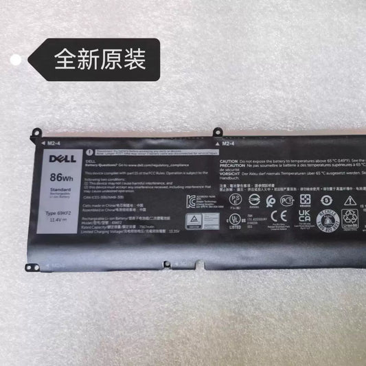 Original Dell XPS15 9500 P91F Alien M15 M17 R3 R4 R5 R6 Laptop Battery