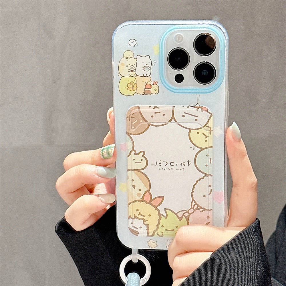 Accessories ins Japanese cute corner creature for iphone15promax Apple 14 mobile phone case 11 new 15pro