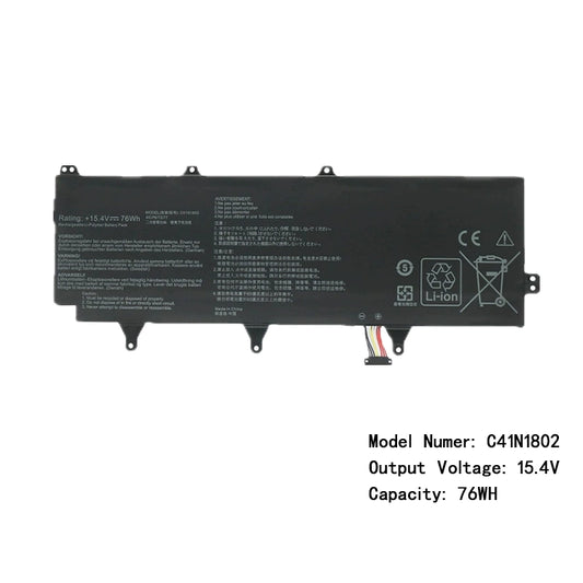 (Shipping fee not include) for ASUS 冰刃3splus GX701L GX701G/GV/GX/GWR replacement  battery  C41N1802