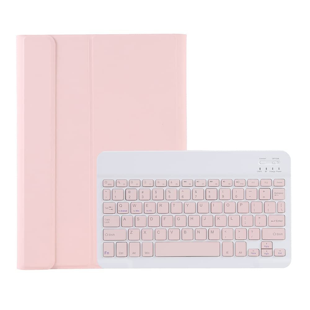 Applicable to Samsung S6 Lite Tablet S9FE Bluetooth Keyboard 11 Inch S8 Leather Case S7 Pen Slot Silicone Case A9 + Mouse protective Accessories